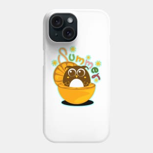 Orange Owl Phone Case