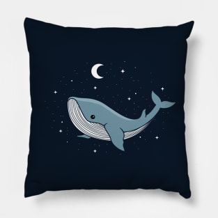 Whale in space Pillow