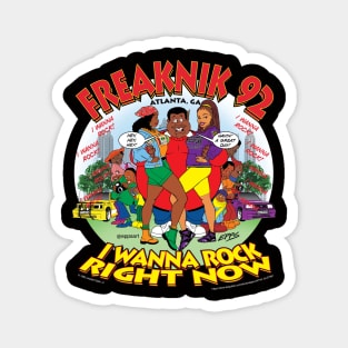 Freaknik 1992 I Wanna Rock Magnet