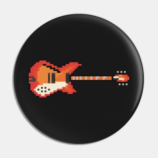 Pixel 360 12-String Guitar Pin