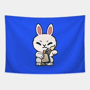 Maneki Bunny Tapestry