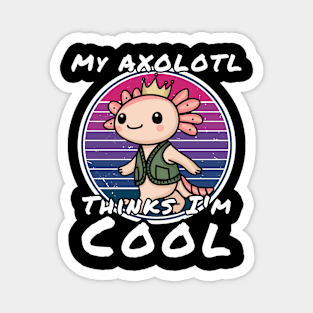 Cool Axolotl Magnet