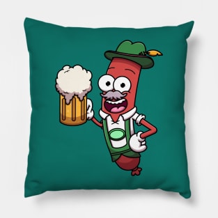 Oktoberfest Sausage With Beer Pillow