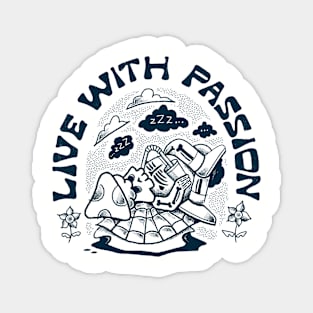 Live With Passion Magnet