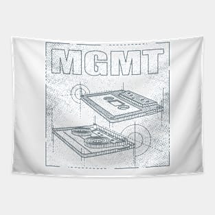 MGMT - Technical Drawing Tapestry