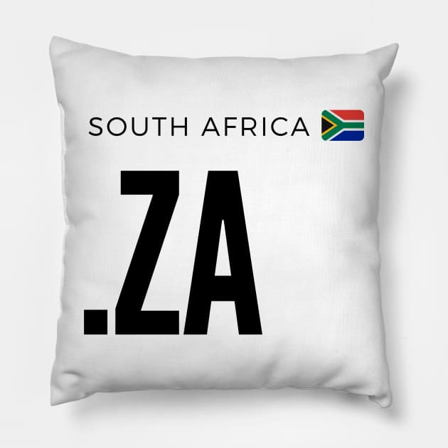 South Africa .ZA  domain Pillow by felipesasaki