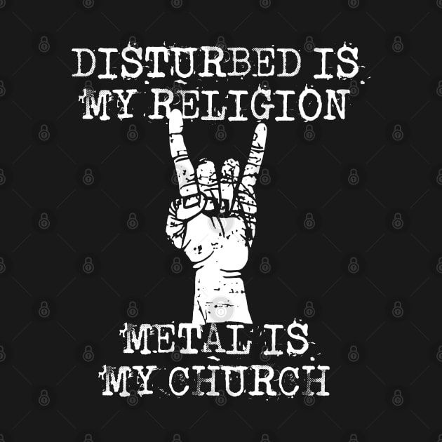 disturbed is my religion by Grandpa Zeus Art