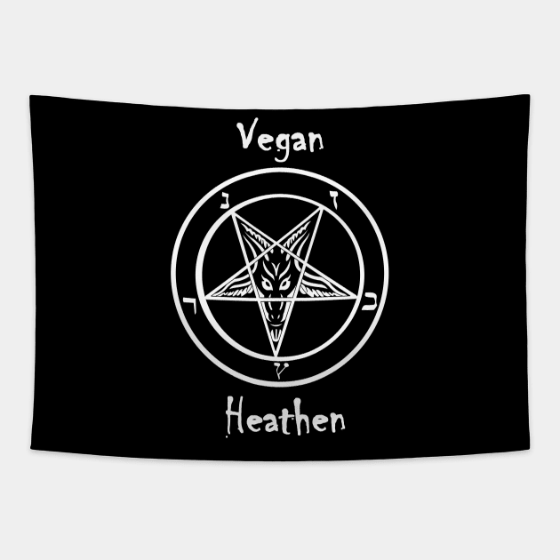 Flex your Vegan Satanism Tapestry by Injustice