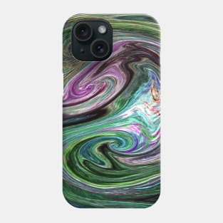 Colorful Contemporary Fluid Abstract Phone Case