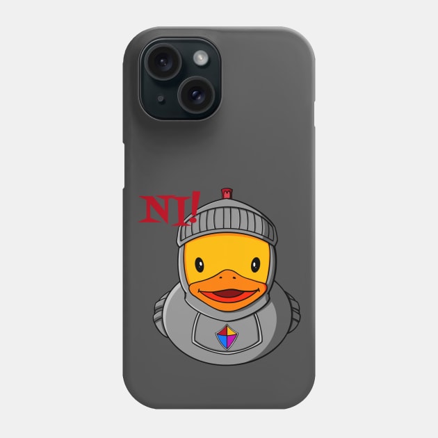 Rubber Duck Knight Phone Case by Alisha Ober Designs