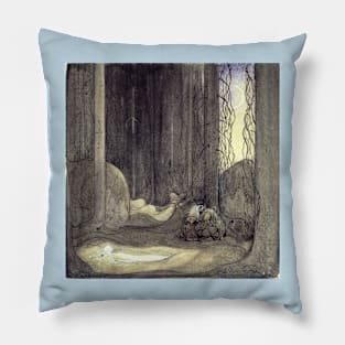 The Changelings - John Bauer Pillow