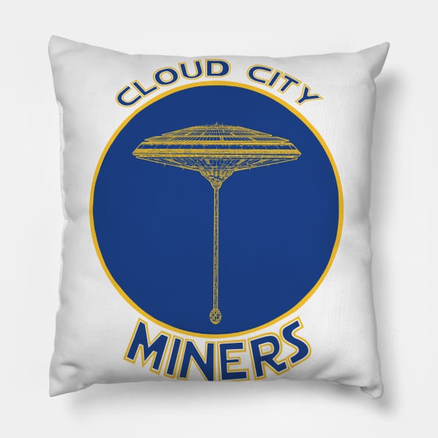 Cloud City Miners Pillow by DistractedGeek