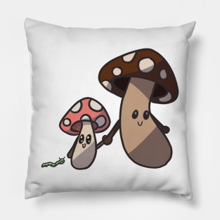 Mushroom Family Pillow