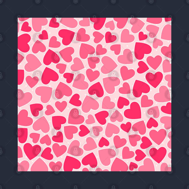 Valentine's day hearts pattern by creativityrunsfree