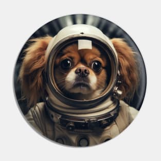 Astro Dog - Tibetan Spaniel Pin