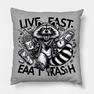 Grease Bandit: Fast Food Frenzy Pillow