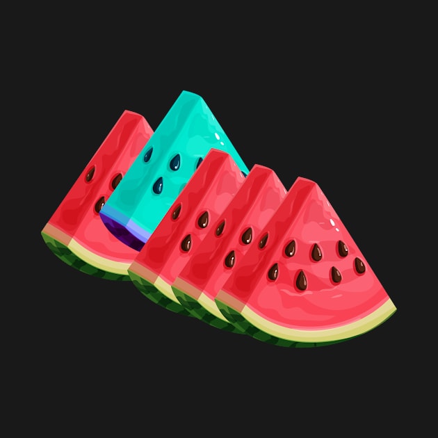 It's good to be different watermelon by Katebi Designs