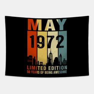 May 1972 Limited Edition 50 Years Of Being Awesome Tapestry