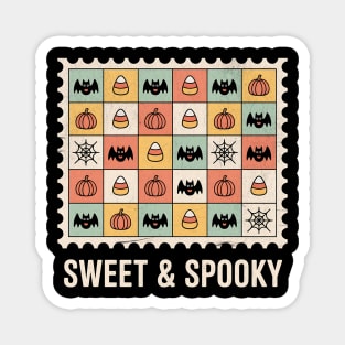 Sweet & Spooky Halloween Postage Stamp Collection Magnet