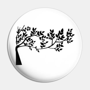 black tree illustration Pin