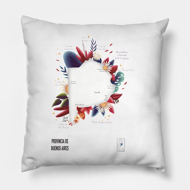 Buenos Aires Pillow by Lu Lapin