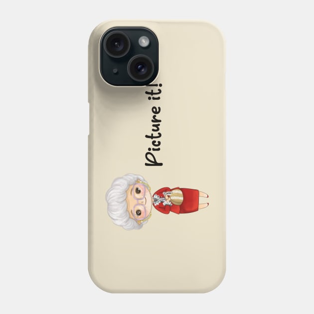 Golden girls Sophia Phone Case by Bookishandgeeky