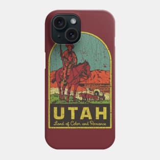 Utah Land of Color and Romance 1896 Phone Case