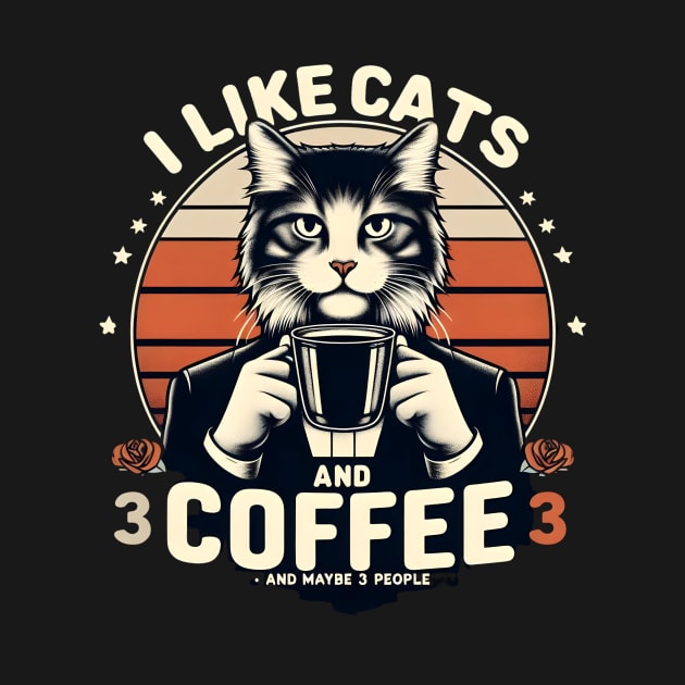 I like cats and coffee by Rizstor