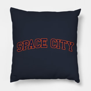 Space City Baseball Pillow
