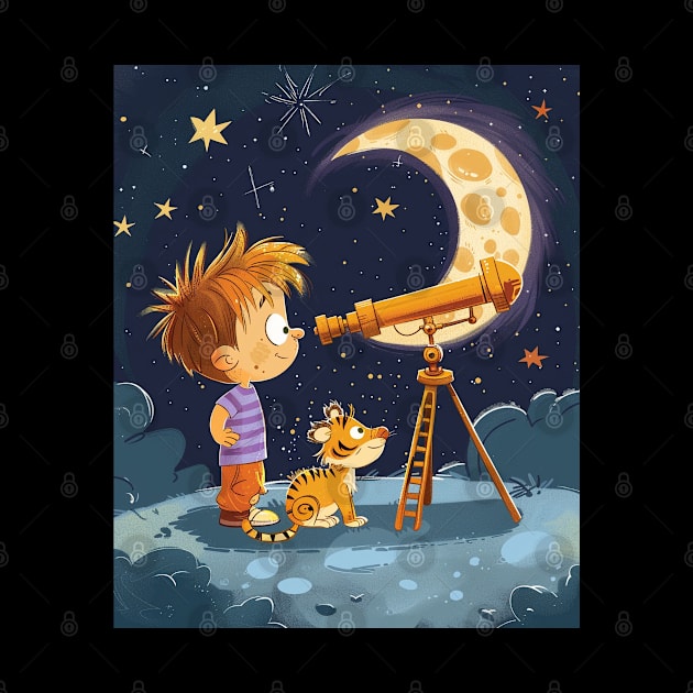 Navigating Childhood with Calvin and Hobbes by Chibi Monster