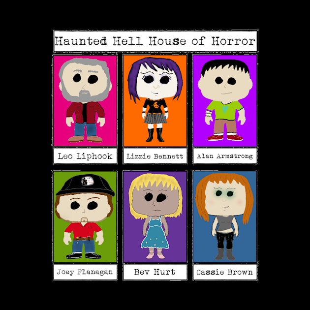 Haunted Hell House Characters by hauntedgriffin