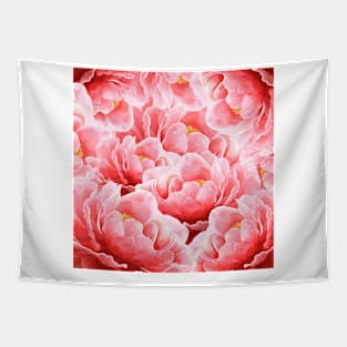 Pink Peony flower Tapestry