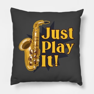 Saxophone just play it Pillow