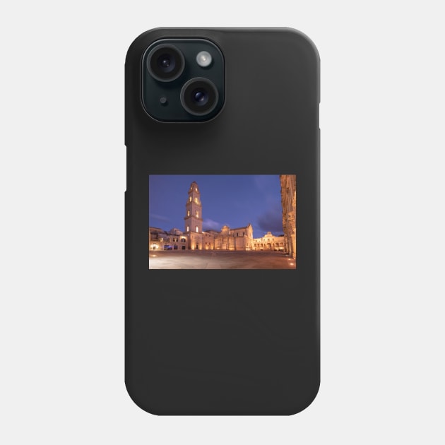 Piazza del Duomo in Lecce - Puglia, Italy Phone Case by mitzobs