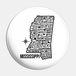 Mississippi Map Pin