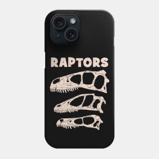 Raptors Utahraptor Deinonychus Velociraptor Phone Case