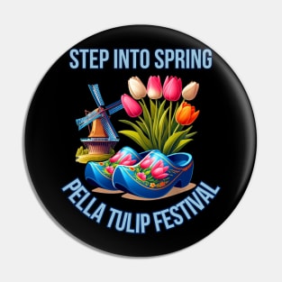 Tulip Festival Pella Iowa Pin