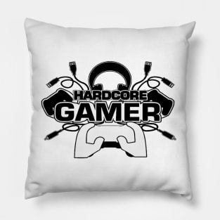 HARDCORE GAMER Pillow