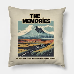 Vintage Graphic view beautiful nature Pillow