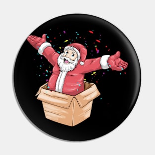 Funny Santa Claus Pin