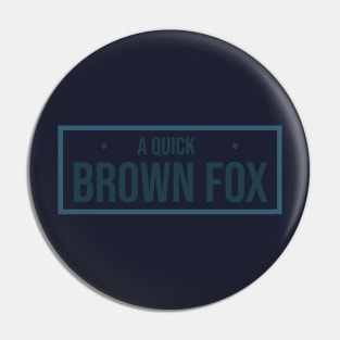 Logo Dark Teal Pin