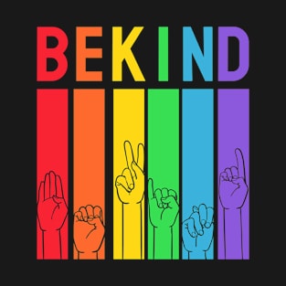 Be Kind LGBT rainbow T-Shirt