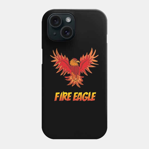 Fire eagle Phone Case by Alekvik