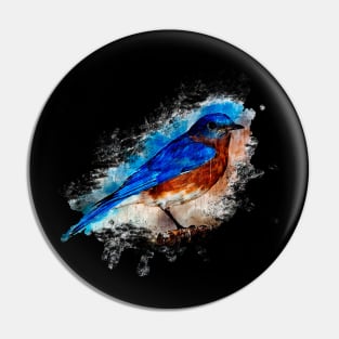 Bird tit in the abstract Pin