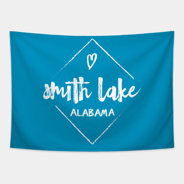 Smith Lake Alabama Tshirt Tapestry by beyerbydesign