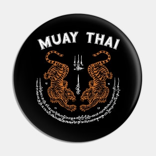 Muay Thai Kickboxing Thailand Sak Yant Tattoo Pin