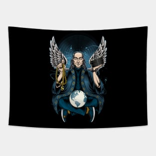 HUSTLE GOD Benzamin franklin Tapestry