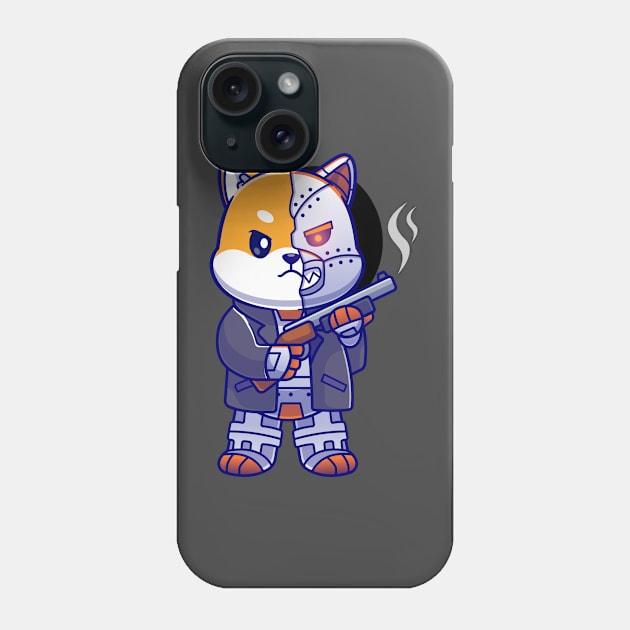 Cute shiba inu dog Phone Case by madihaagill@gmail.com