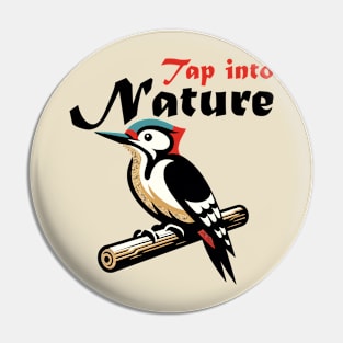 Woodpecker bird Pin