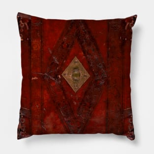 Ancient Medieval Style Book Cover Design Pillow
